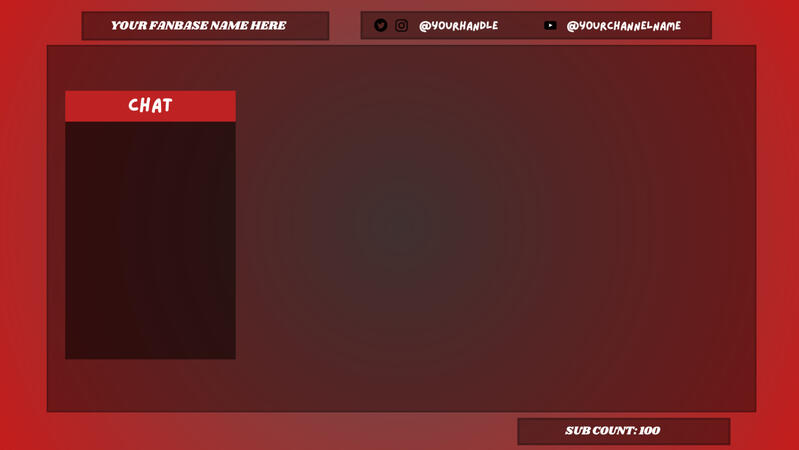 Edgy Twitch Overlay